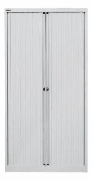 Bisley Rollladenschrank EuroTambour 4 Fachböden B 1000 mm lichtgrau