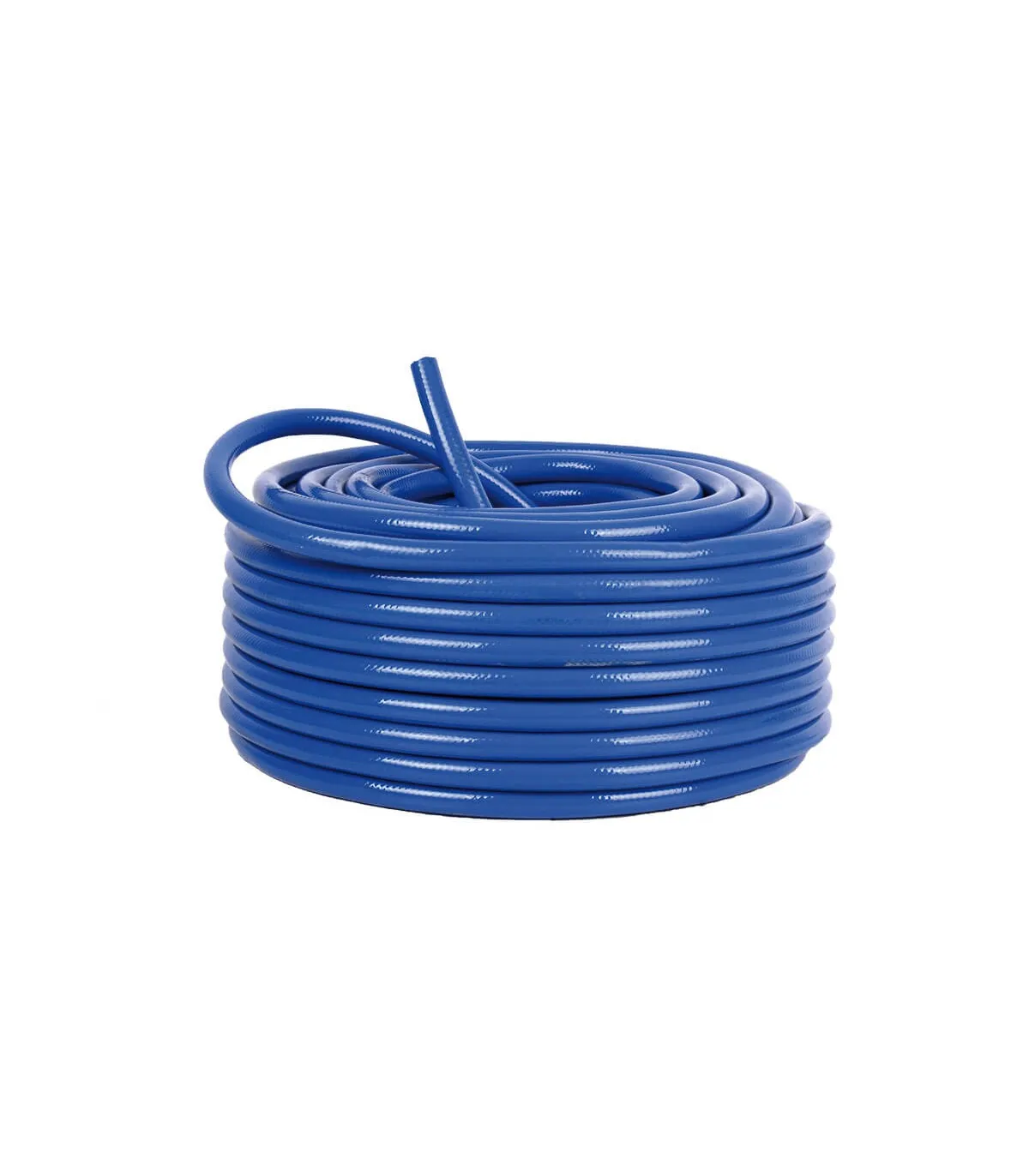 Blauer Kompressorschlauch verstärkte PVC 50 Meter Cofan