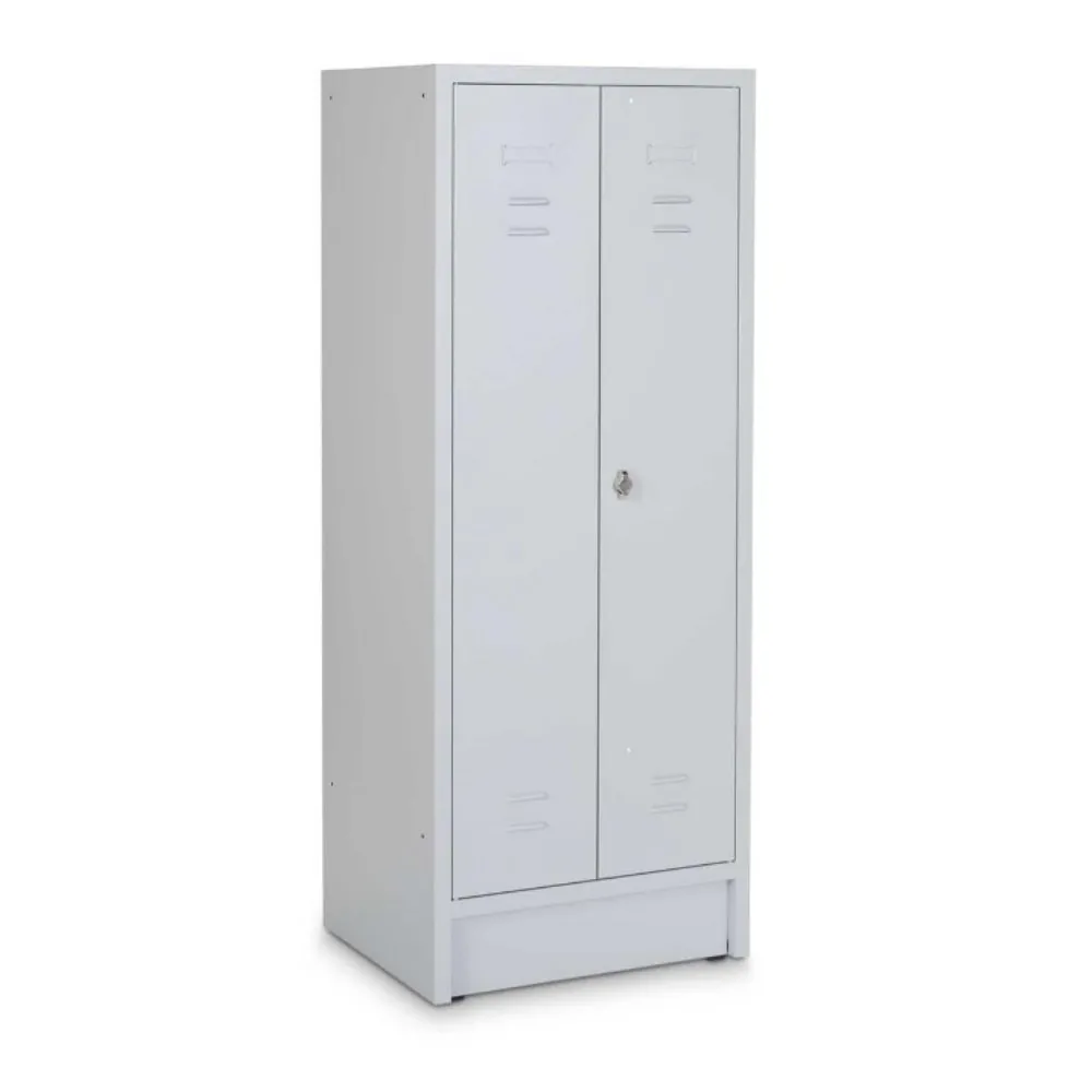 CEHA Putzmittelschrank HPZ-1, Zylinderschloss, HxBxT 1.800 x 600 x 500 mm, lichtgrau