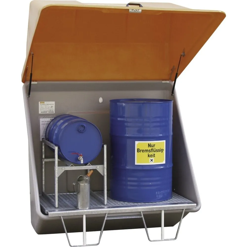 CEMO Gefahrstoff-Sammelstation outdoor, Auffangvolumen 200 l