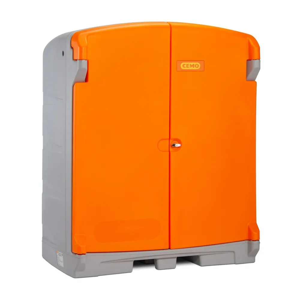 CEMO PE-Gefahrstoff-Depot 220/2, 2x 200 l, Auffangvolumen 220 l