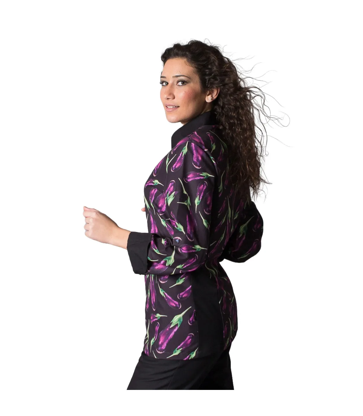 Chaqueta cocina unisex berenjenas 947900