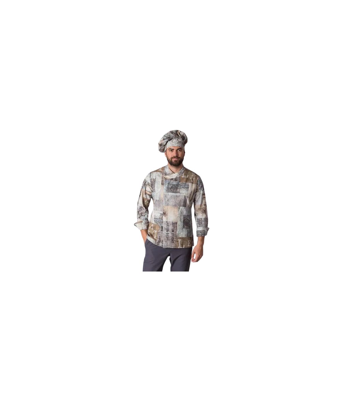 Chaqueta cocina unisex maderas 947300