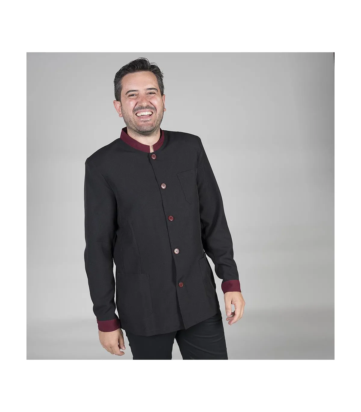 Chaqueta hombre mao combinada 963000