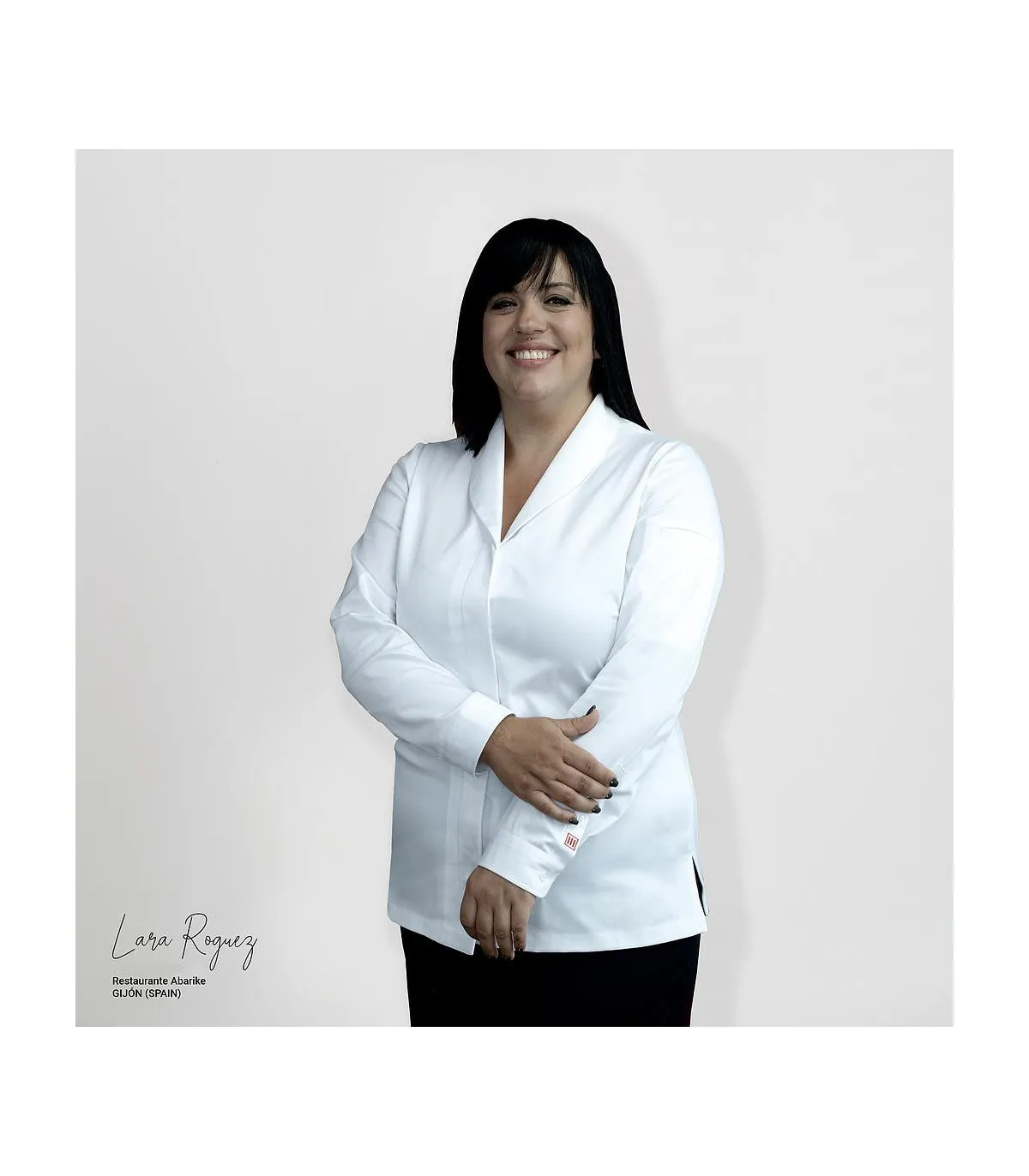 Damen Küchenjacke ERIS Nacken Rauchen UNIFORMES GARY'S 930004