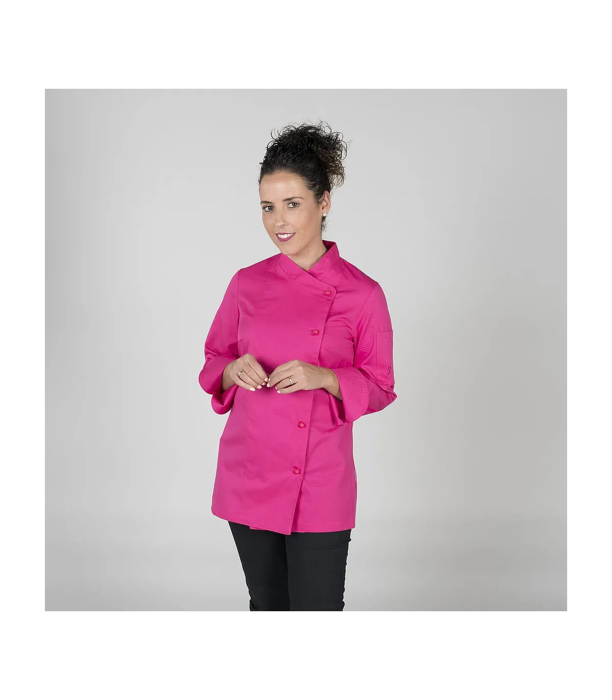 Damen Langarm Chef Jacke mit Brust und Rücken GARY'S Catania