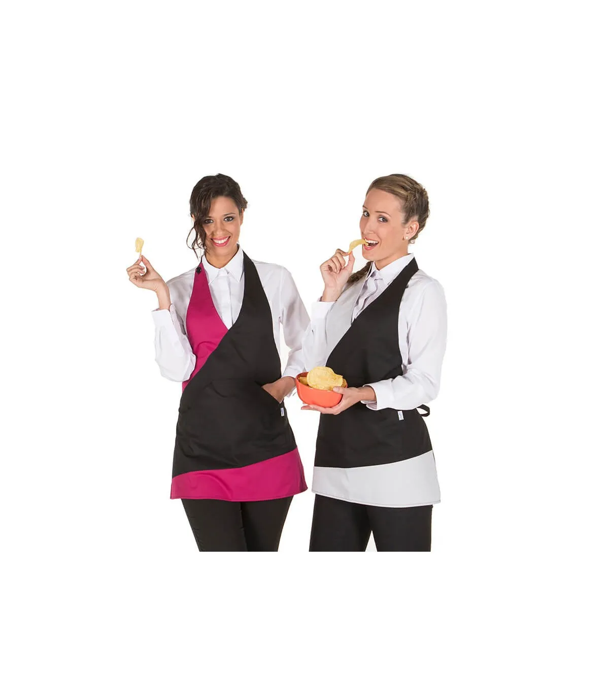 Delantal Bistro für Frauen mit kombinierten Farben GARY'S