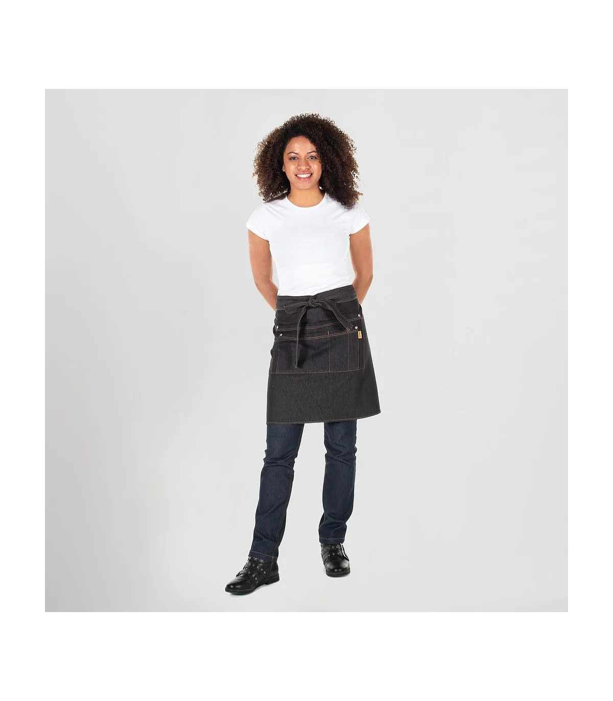 Delantal ohne Peto, elastische Jeans JORDANIA 50X68 CM UNIFORMES GARY'S 148300