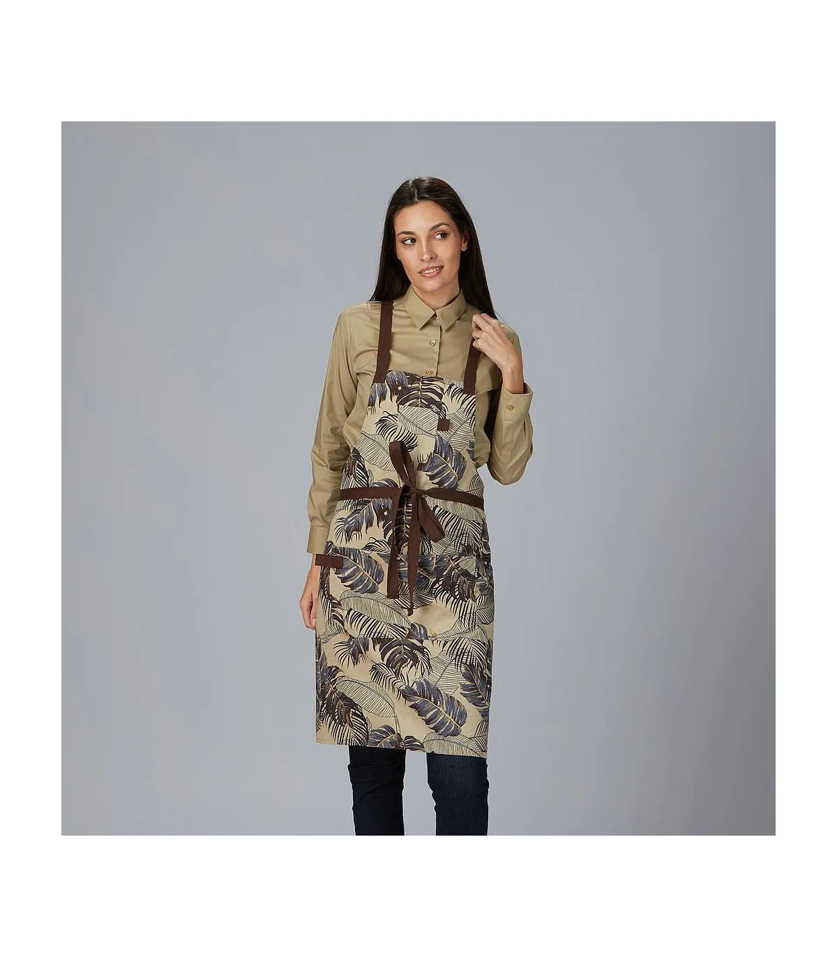 Delantal peto estampado flores 88x74 cm 100035 GARY´S