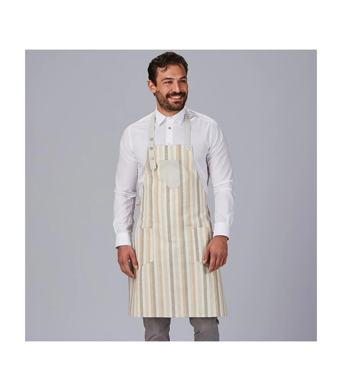 Delantal peto rayas combinado 88x74 cm 100039 GARY´S