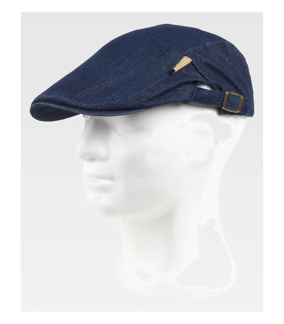 Englisch bean in jeans. Seitenverstellung mit Metallschnalle und verstecktem Bügel. M670