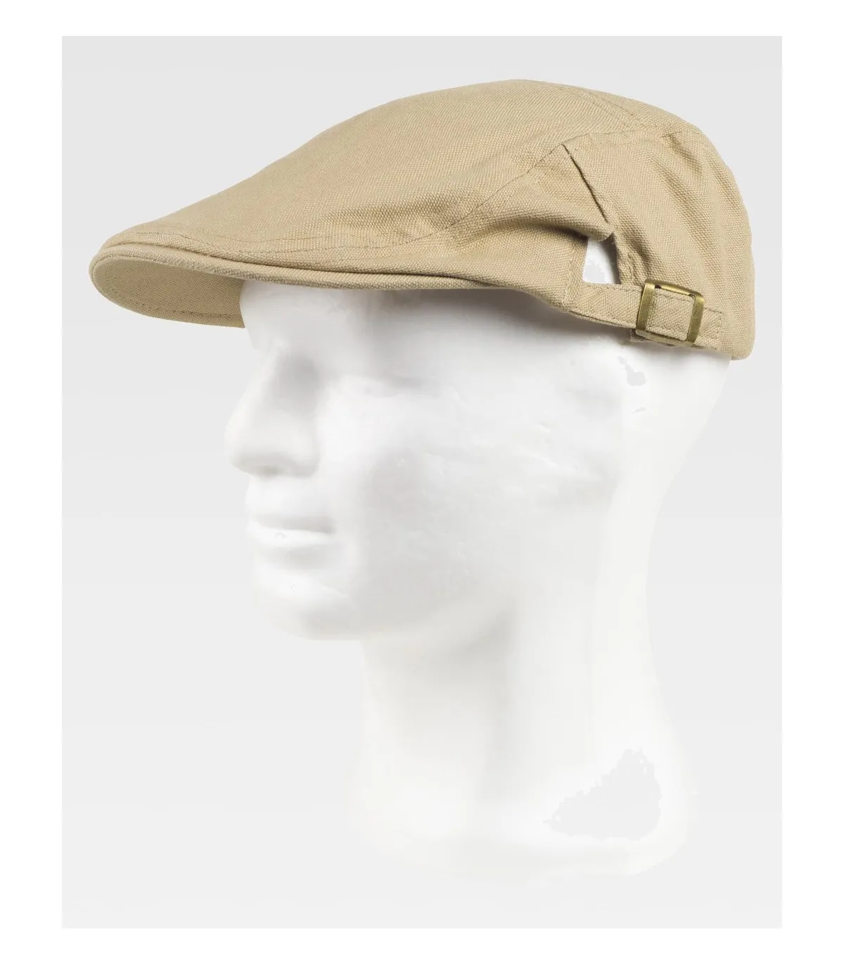 Englischer Ball in Leinwand Stoff. Seitenverstellung mit Metallschnalle und verstecktem Bügel. M675