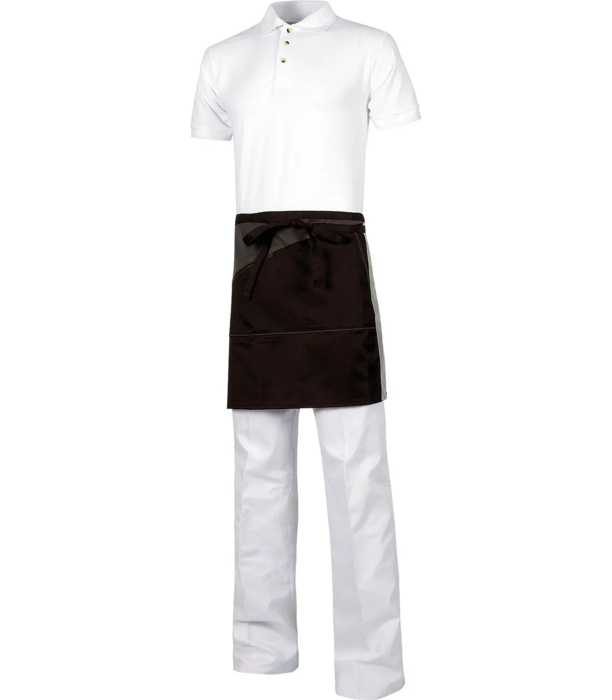 Französische Schürze mit reflektierendem Band WORKTEAM Services M531