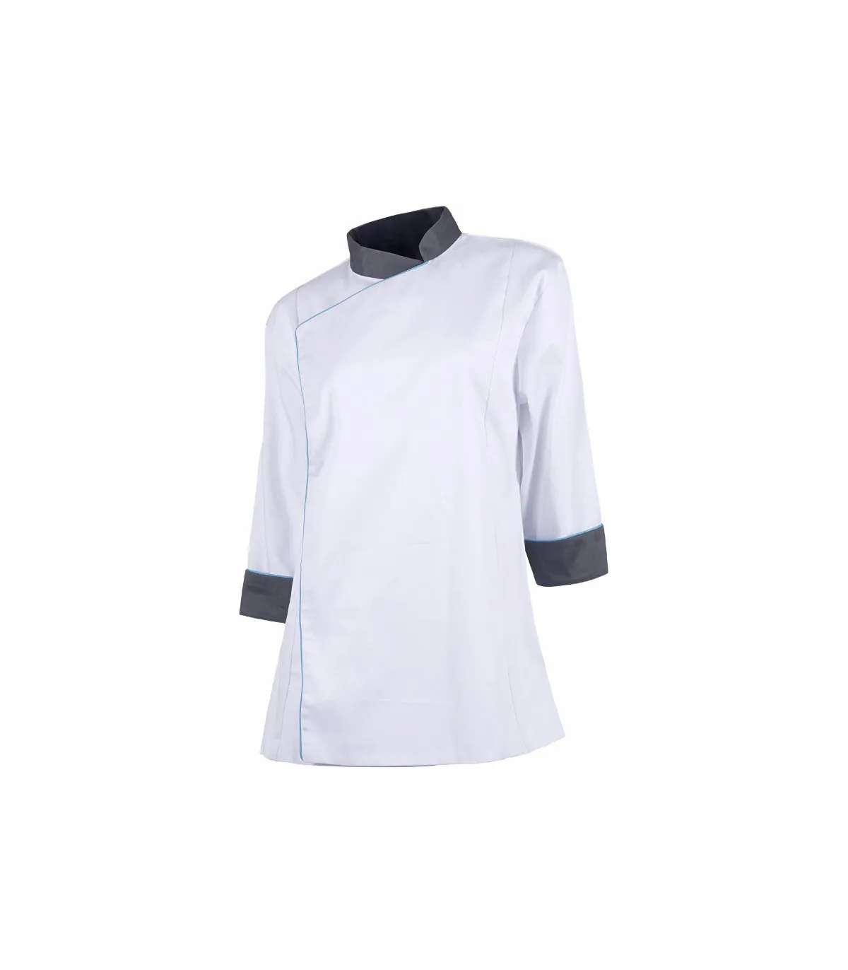 Frauen Entallada Jacke mit Mao Hals und Kreuzklappe WORKTEAM B9242