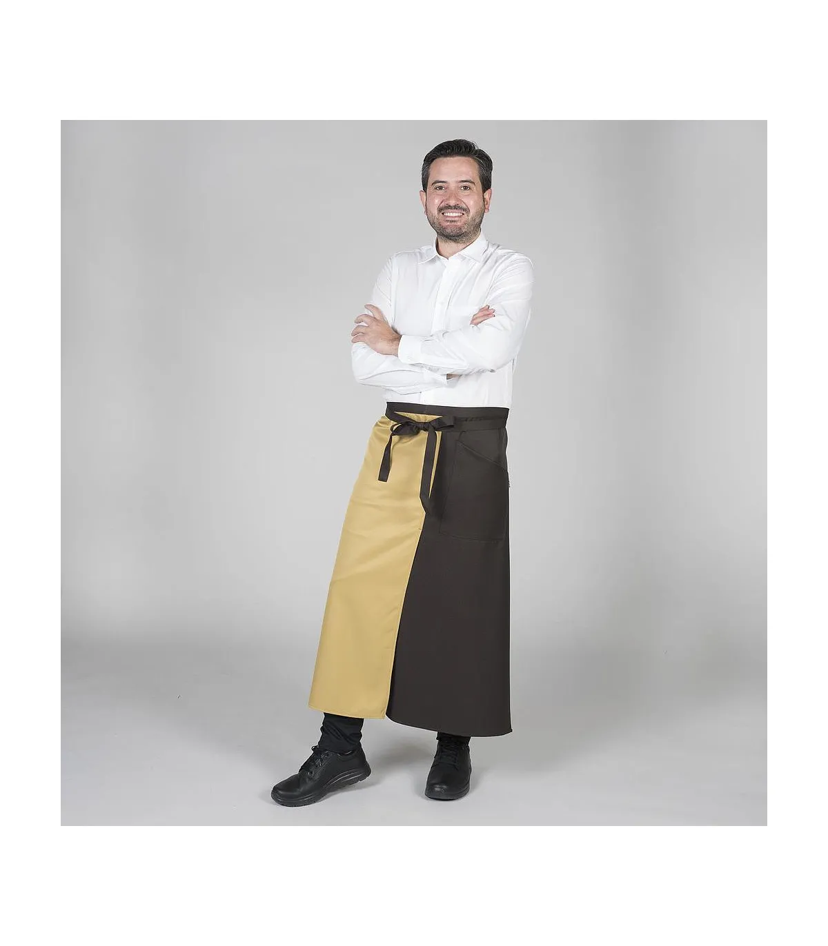 GARY'S Kombinierte offene französische Schürze mit Seitentasche