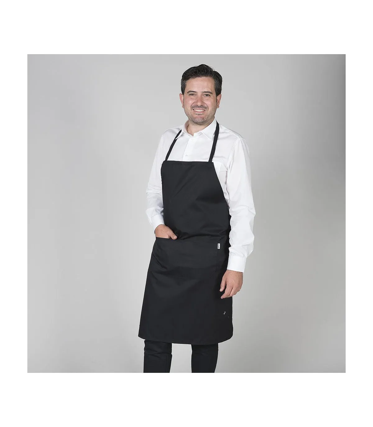 GARY'S preiswerte Schürze mit Latz und Vordertasche