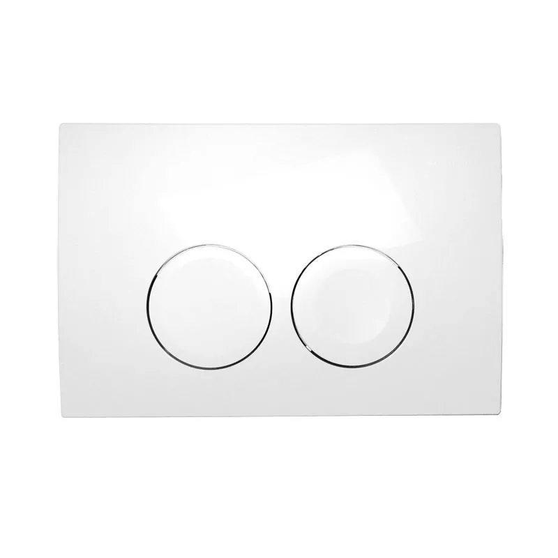 Geberit Delta25 Betätigungsplatte für 2-Mengen Spültechnik alpinweiß 115.125.11.5