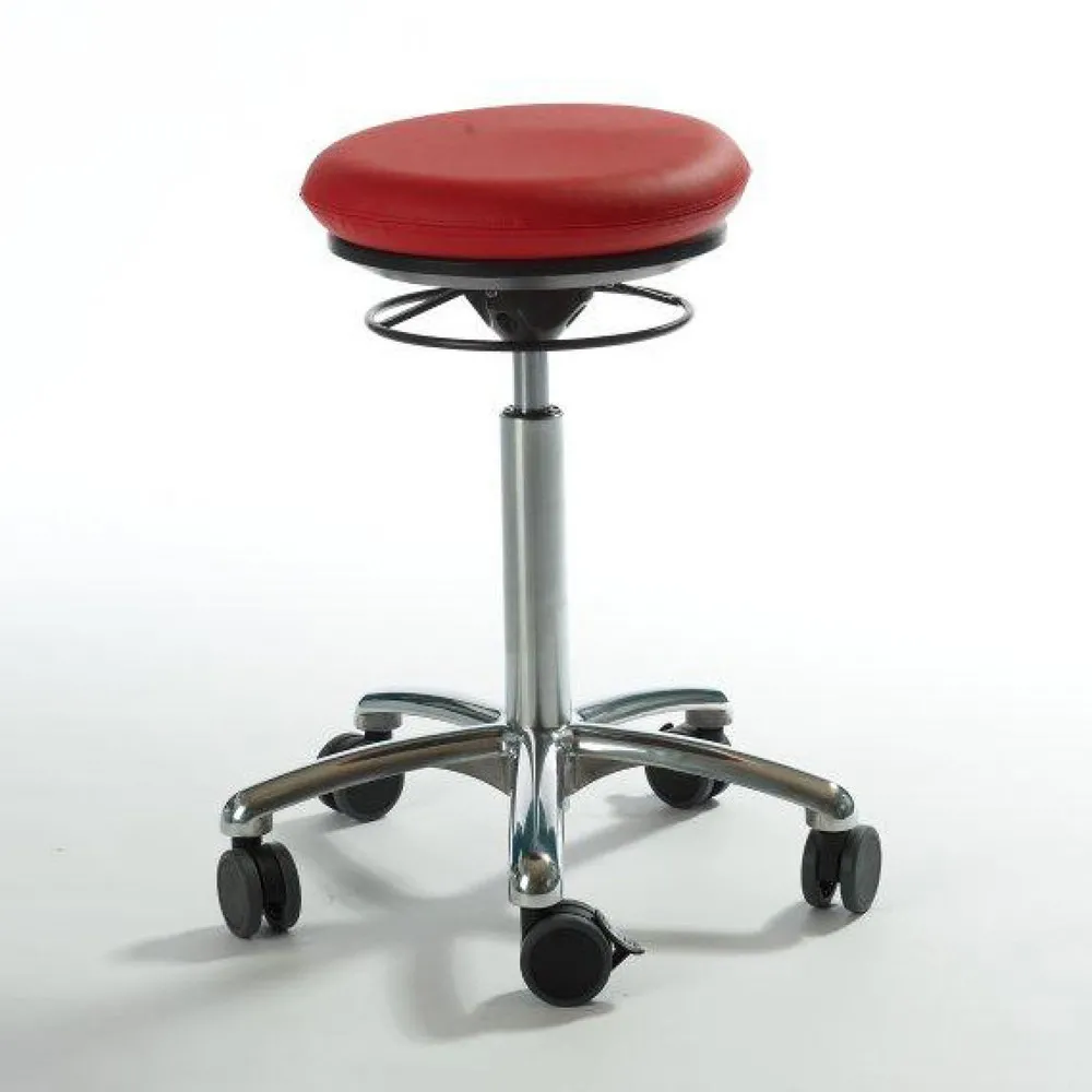 Global Stole A/S Hocker Pilates, Kunstledersitz, Sitzhöhe 520-710 mm, rot