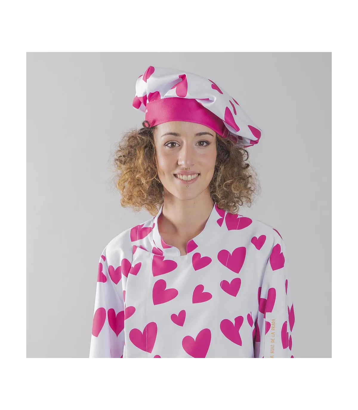 Grand unisex koch verstellbar mit Klettverschluss, BARI Stoff 100% POLIÉSTER AGATHA 400011