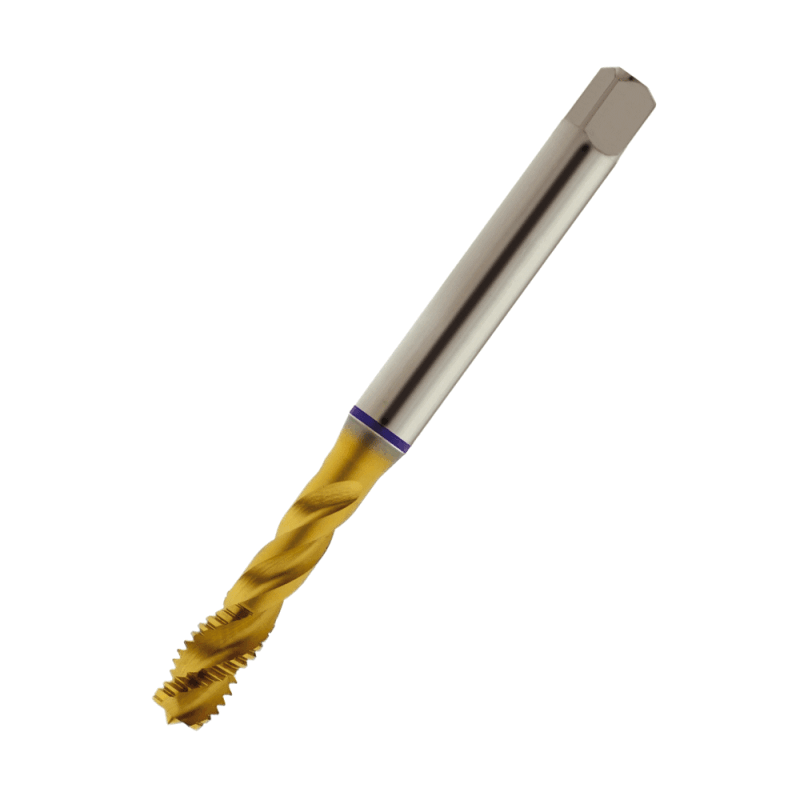 HSS-E-Maschinengewindebohrer Grundloch Edelstahl TIN M12