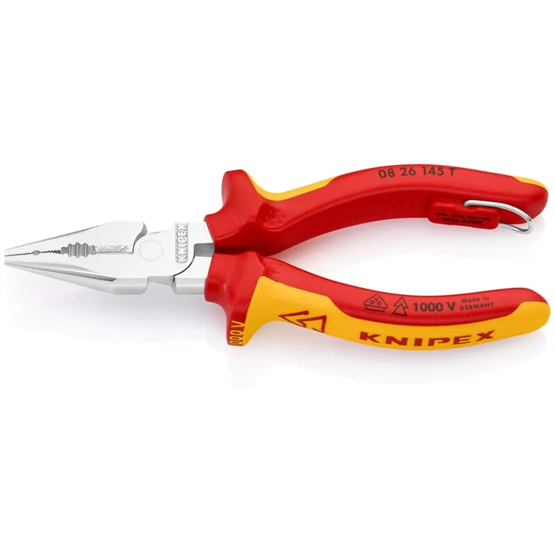 Knipex 08 26 145 T BK Spitzkombizange mit Befestig