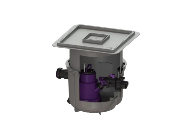 KESSEL Hebeanlage Minilift S KTP 300, resistant, Bodenpl., befliesbar, 280570XC