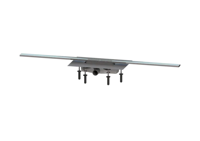 KESSEL Duschrinne Linearis Infinity 60 L: 1100 mm, DN 40, Edelstahl gebürstet, 45100.11