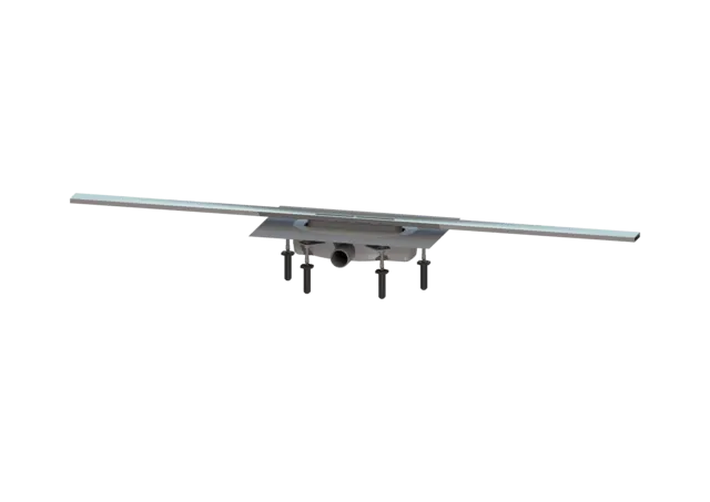 KESSEL Duschrinne Linearis Infinity 60 L: 1200 mm, DN 40, Edelstahl gebürstet, 45100.12