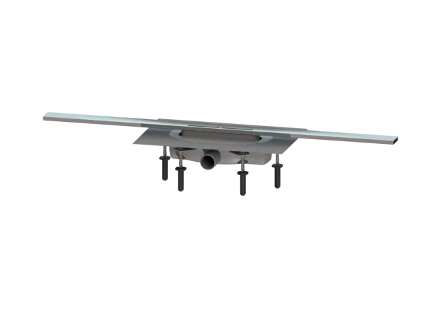 KESSEL Duschrinne Linearis Infinity 60 L: 900 mm, DN 40, Edelstahl poliert, 45101.09