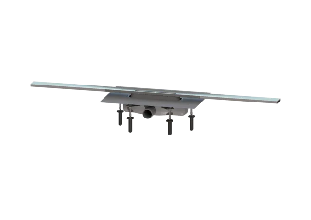 KESSEL Duschrinne Linearis Infinity 60 L: 1000 mm, DN 40, Edelstahl poliert, 45101.10