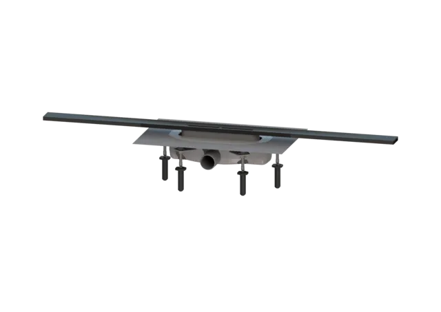 KESSEL Duschrinne Linearis Infinity 60 L: 900 mm, DN 40, Black, gebürstet, 45102.09