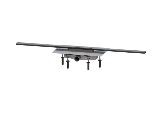 KESSEL Duschrinne Linearis Infinity 60 L: 1000 mm, DN 40, Black, gebürstet, 45102.10