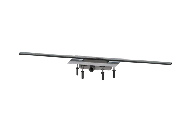 KESSEL Duschrinne Linearis Infinity 60 L: 1200 mm, DN 40, Black, gebürstet, 45102.12