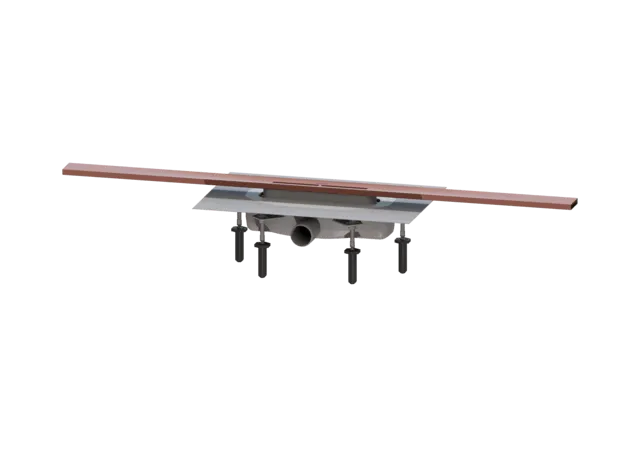 KESSEL Duschrinne Linearis Infinity 60 L: 900 mm, DN 40, Copper, gebürstet, 45103.09