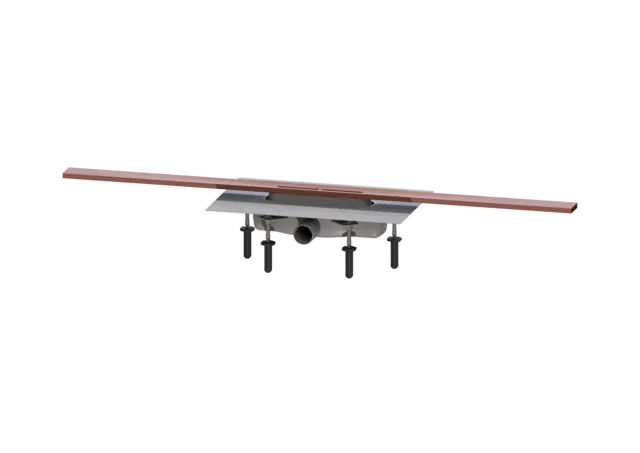 KESSEL Duschrinne Linearis Infinity 60 L: 1000 mm, DN 40, Copper, gebürstet, 45103.10