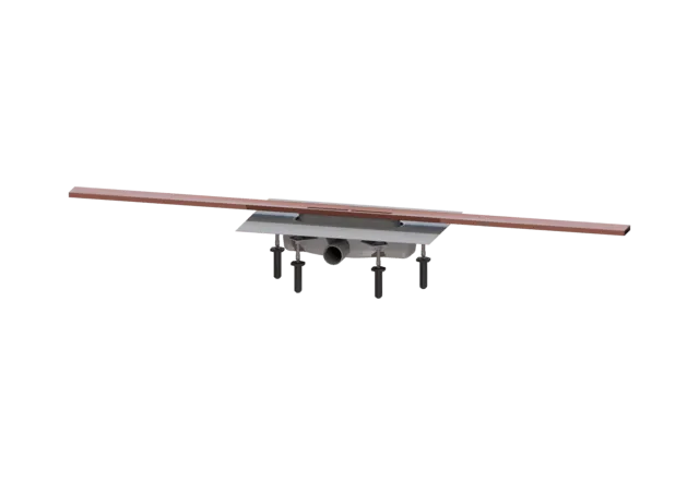 KESSEL Duschrinne Linearis Infinity 60 L: 1100 mm, DN 40, Copper, gebürstet, 45103.11