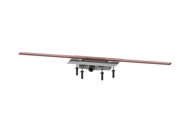 KESSEL Duschrinne Linearis Infinity 60 L: 1200 mm, DN 40, Copper, gebürstet, 45103.12