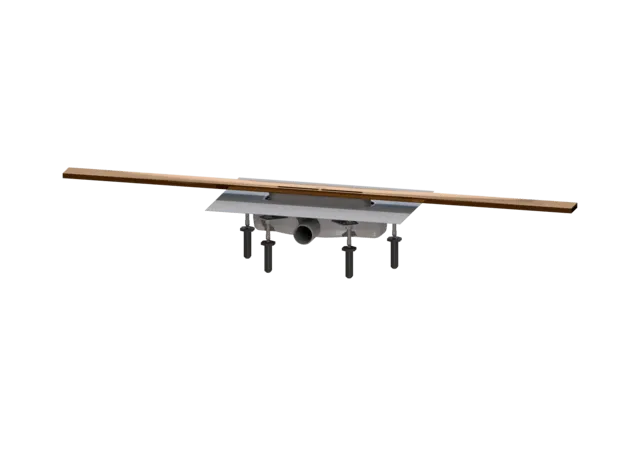 KESSEL Duschrinne Linearis Infinity 60 L: 1000 mm, DN 40, Bronze, gebürstet, 45104.10