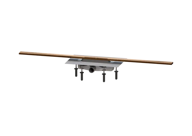 KESSEL Duschrinne Linearis Infinity 60 L: 1100 mm, DN 40, Bronze, gebürstet, 45104.11