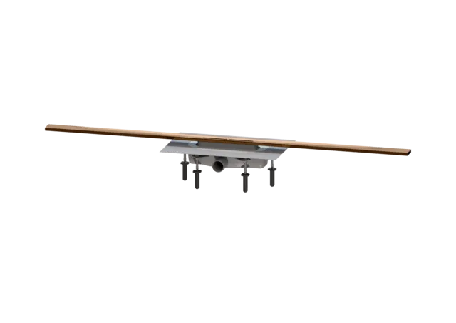 KESSEL Duschrinne Linearis Infinity 60 L: 1200 mm, DN 40, Bronze, gebürstet, 45104.12