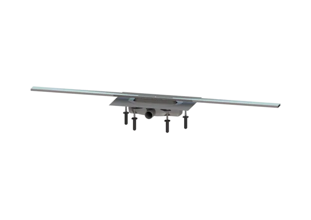 KESSEL Duschrinne Linearis Infinity 60 L: 1200 mm, DN 40, Edst. geb., Megastop, 45300.12