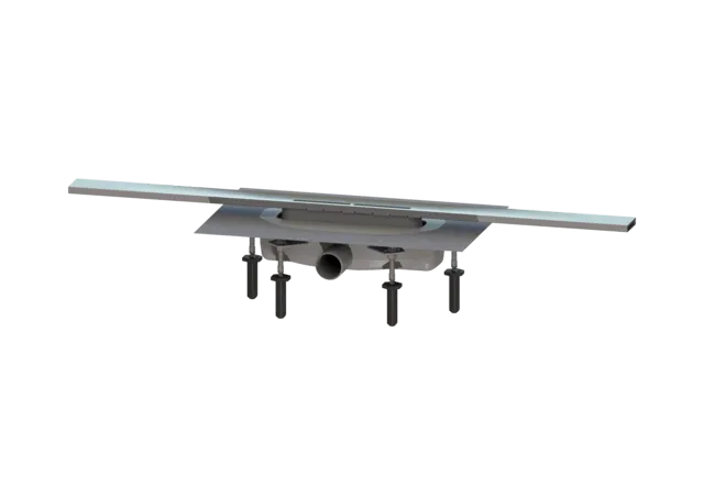 KESSEL Duschrinne Linearis Infinity 60 L: 800 mm, DN 40, Edst. pol., Megastop, 45301.08