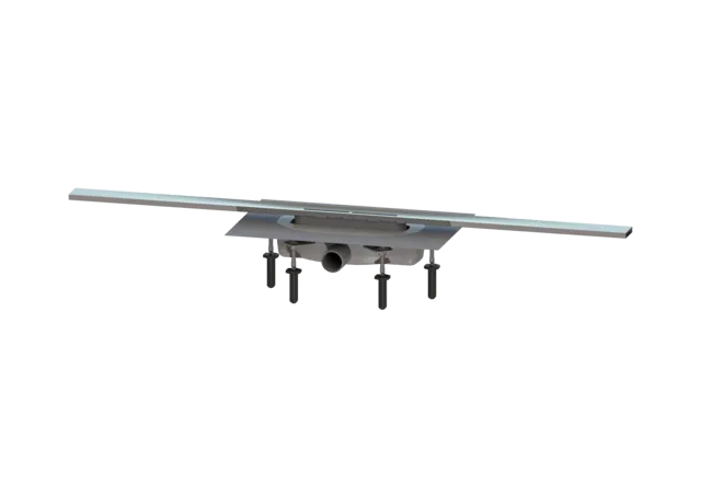 KESSEL Duschrinne Linearis Infinity 60 L: 1000 mm, DN 40, Edst. pol., Megastop, 45301.10