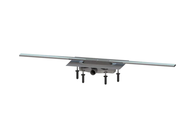 KESSEL Duschrinne Linearis Infinity 60 L: 1100 mm, DN 40, Edst. pol., Megastop, 45301.11