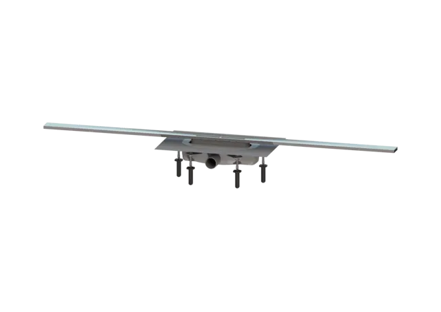 KESSEL Duschrinne Linearis Infinity 60 L: 1200 mm, DN 40, Edst. pol., Megastop, 45301.12