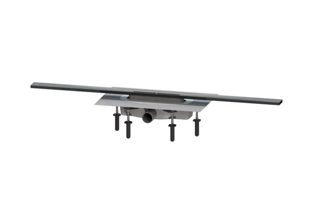 KESSEL Duschrinne Linearis Infinity 60 L: 900 mm, DN 40, Black, geb., Megastop, 45302.09