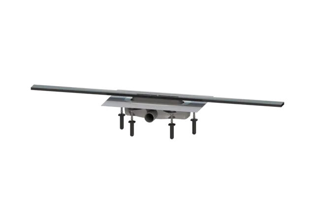 KESSEL Duschrinne Linearis Infinity 60 L: 1000 mm, DN 40, Black, geb., Megastop, 45302.10