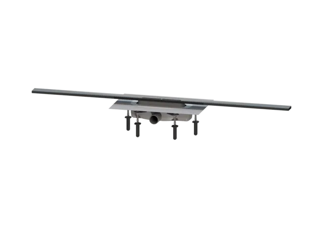 KESSEL Duschrinne Linearis Infinity 60 L: 1100 mm, DN 40, Black, geb., Megastop, 45302.11