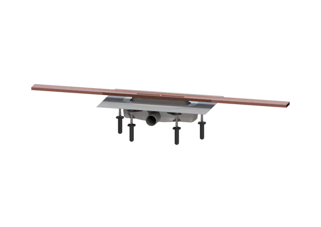 KESSEL Duschrinne Linearis Infinity 60 L: 900 mm, DN 40, Copper, geb., Megastop, 45303.09