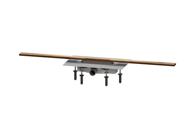 KESSEL Duschrinne Linearis Infinity 60 L: 1000 mm, DN 40, Bronze geb., Megastop, 45304.10